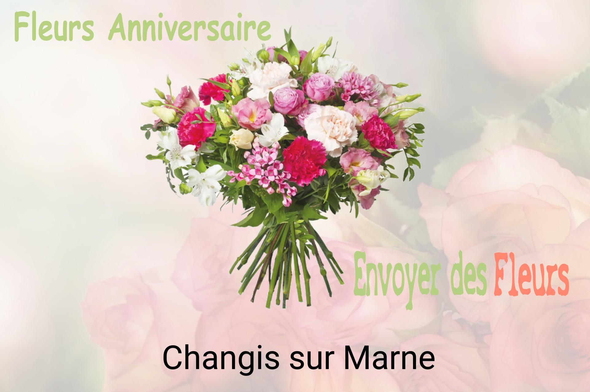 Bouquet de fleurs d’anniversaire livré à Changis-sur-Marne