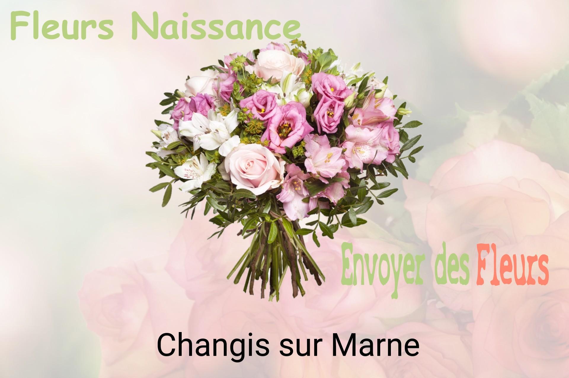 Bouquet de fleurs de naissance livré à Changis-sur-Marne