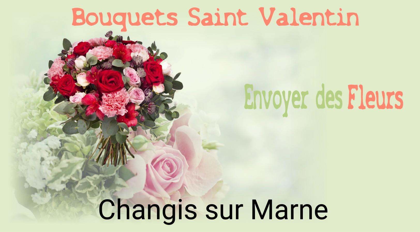 Roses de Saint-Valentin livrées à Changis-sur-Marne